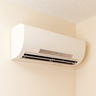 A ductless heating and cooling unit