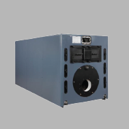 A ductless heating and cooling unit installed on a wall